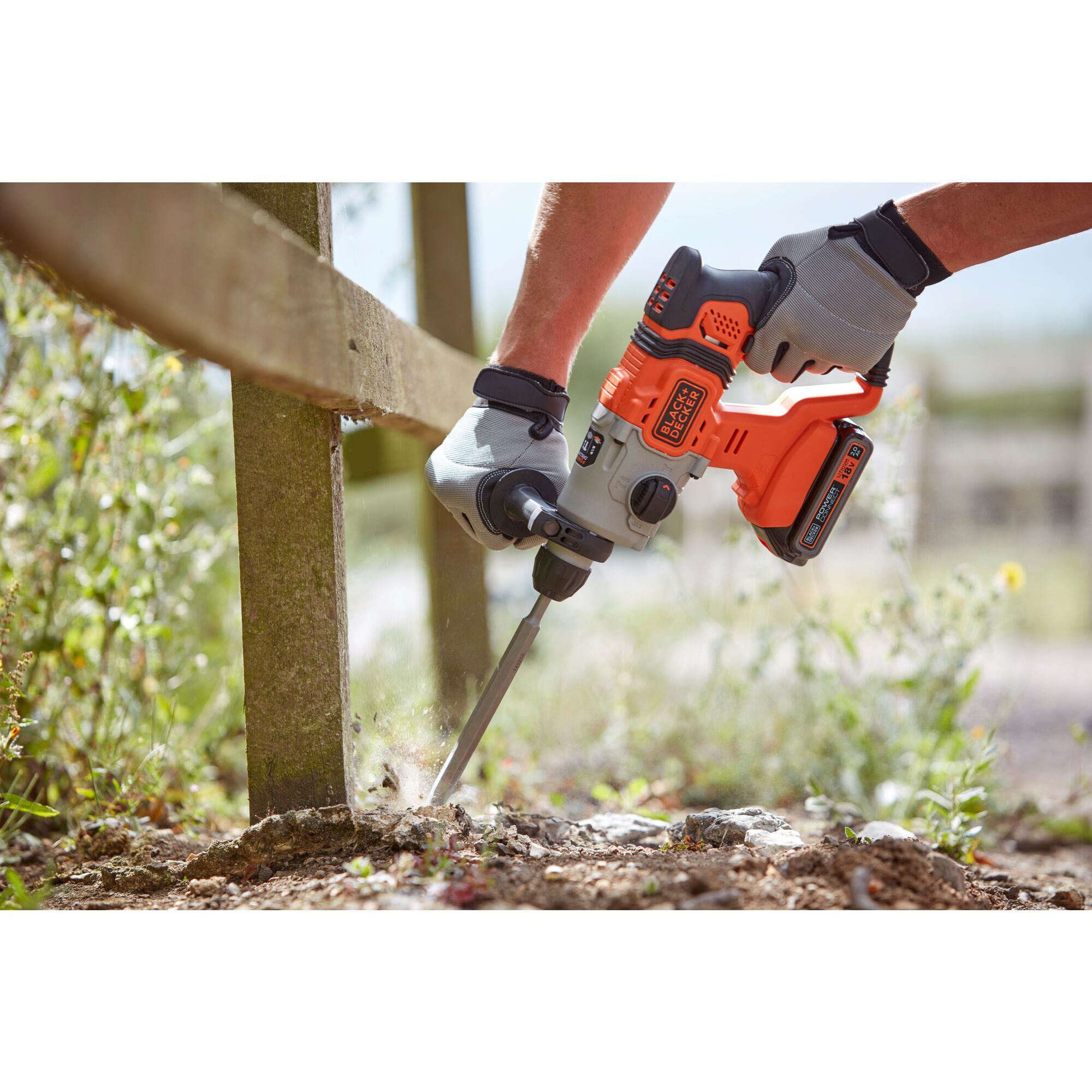 Cordless sds drill discount with battery and charger