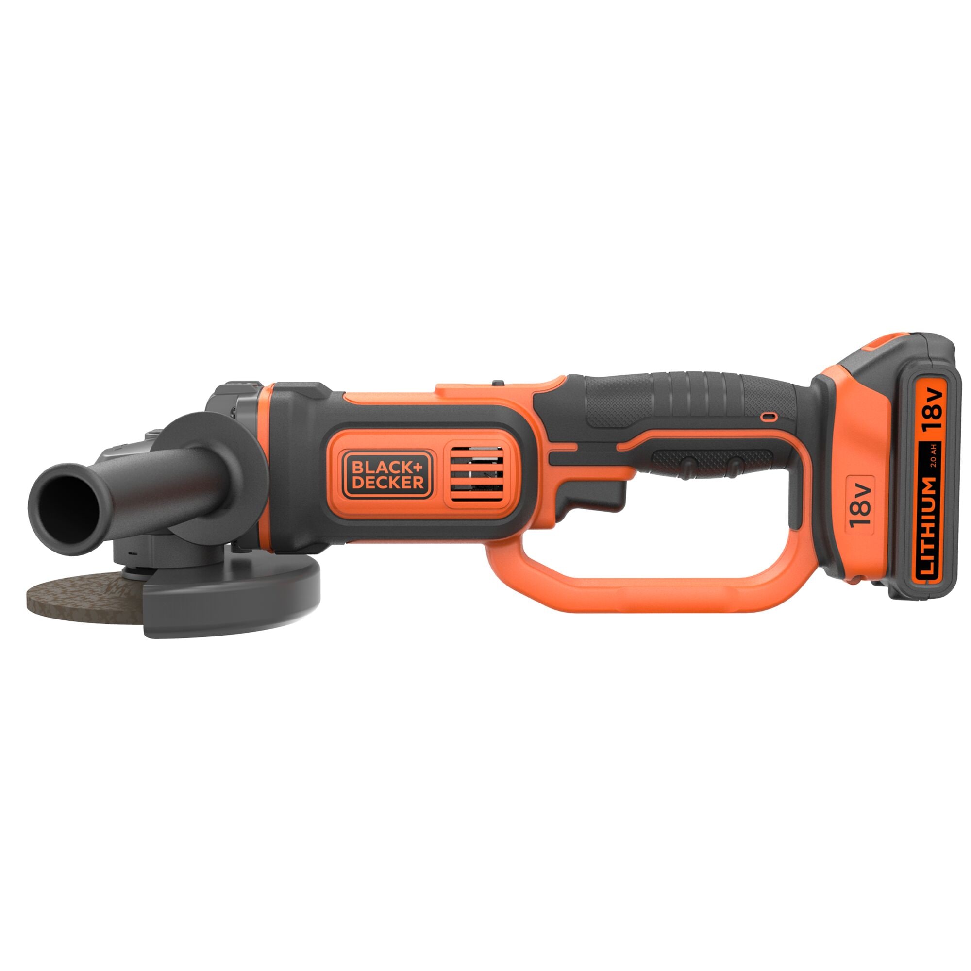 Cordless angle grinder online with battery and charger