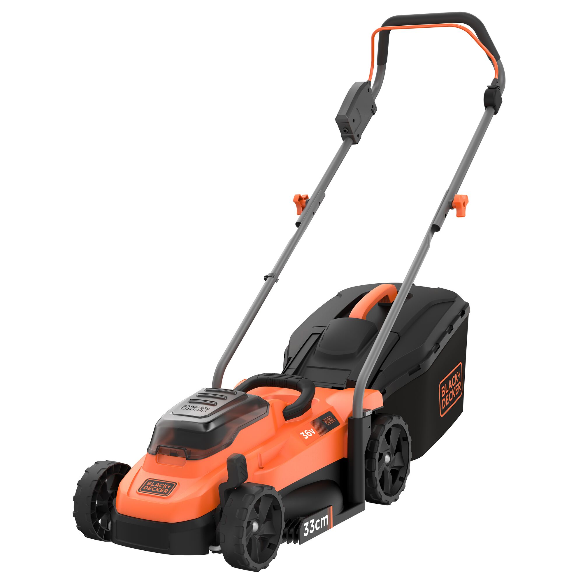 36V Cordless 2.0Ah 33cm Compact Mower BLACK DECKER