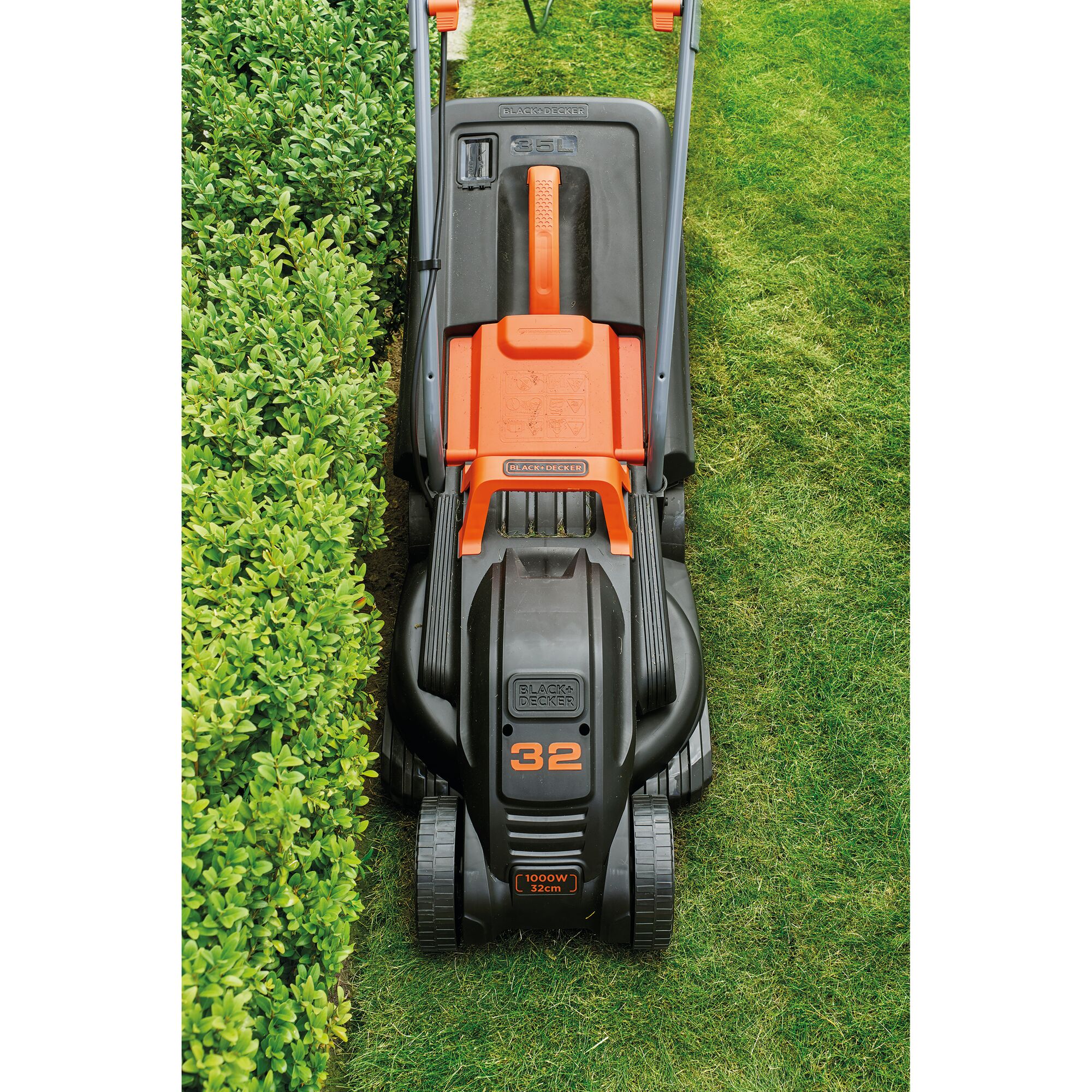 Electric lawn mower on sale and strimmer